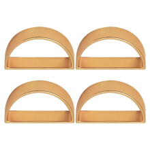 Porta-guardanapos em liga de zinco para decoração de mesa de jantar e banquetes - Conjunto de 4 peças