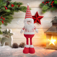 Tappeti natalizi per la cucina, grazioso zerbino da esterno con bambola di Babbo Natale - Decorazioni e ornamenti natalizi per l'ingresso