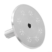 Ultralight Alloy Bike Headset Cover 28.6mm Fork Tube Cap for Road and Mountain Bikes Silver