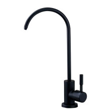 Water Filter Kitchen Faucet Stainless Steel 360 Swivel Tap for Sink, Black