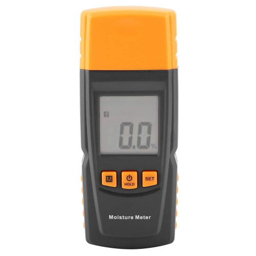 Digital Wood Moisture Meter with Large LCD Display for Carpentry and DIY Projects