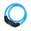 Bike Lock Heavy Duty AntiTheft 4Digit Combination Bicycle Cable Lock with Alloy Core Blue 1