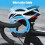 Bike Lock Heavy Duty AntiTheft 4Digit Combination Bicycle Cable Lock with Alloy Core Blue 5