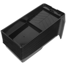 16 Pack 4 Inch Plastic Paint Roller Tray Set for Trim and Edging, Durable and Reusable