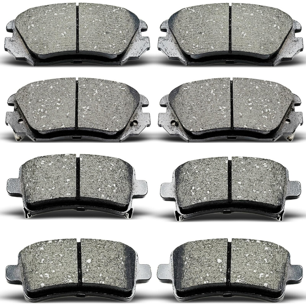 Brake Pads Set Front And Rear For Chevy Malibu Impala Buick Regal Allure Lacrosse Low Dust Durable 9044945934328