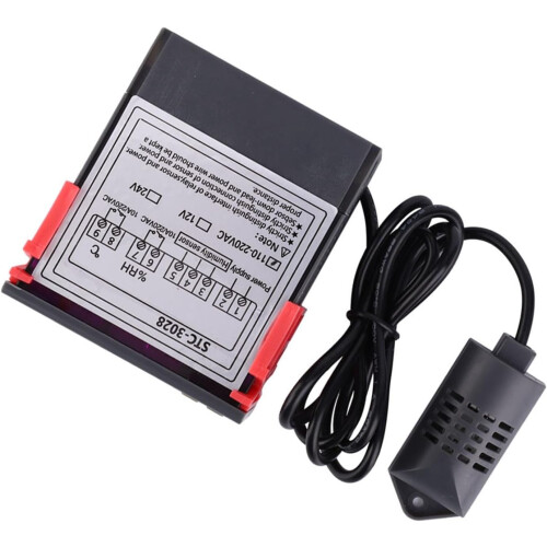 Digital Temperature Controller with Precise Control, Dual Heating Cooling, Humidity, 110240V ABS 1