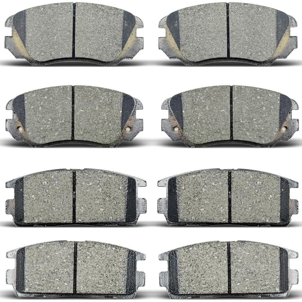 Front And Rear Ceramic Brake Pads Set For Chevrolet Equinox 20102017 And Gmc Terrain 20102017 9099447835956