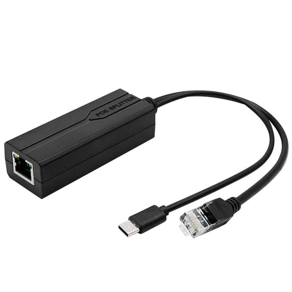 48V To 5V Poe Splitter Typec Ieee 802.3Af/At Efficiency Adapter With Overcurrent Protection 9365369251441