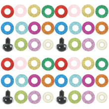 Plush Toy Eyes Craft Supplies for Dolls Bear Eyeball Black Baby Stuffed Manual Filling Child Plastic