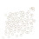 Metal rings, 100-pack Silver 2