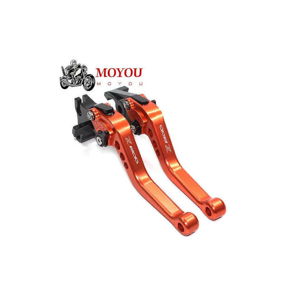 For Kawasaki Z800 Z800e Z 800 E Version 2013 2014 2015 2016 Motorcycle Accessories Short Brake Clutch Levers Orange 9175034023880