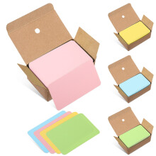 Eease 400 Blank Kraft Business Cards with Box, 2x3.5 Inches