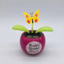 Fashion Balcony Gifts Animated Bobbleheads Dancer Solar Dancing Swinging Flower Auto Interior Accessories Car Dashboard Decoration B