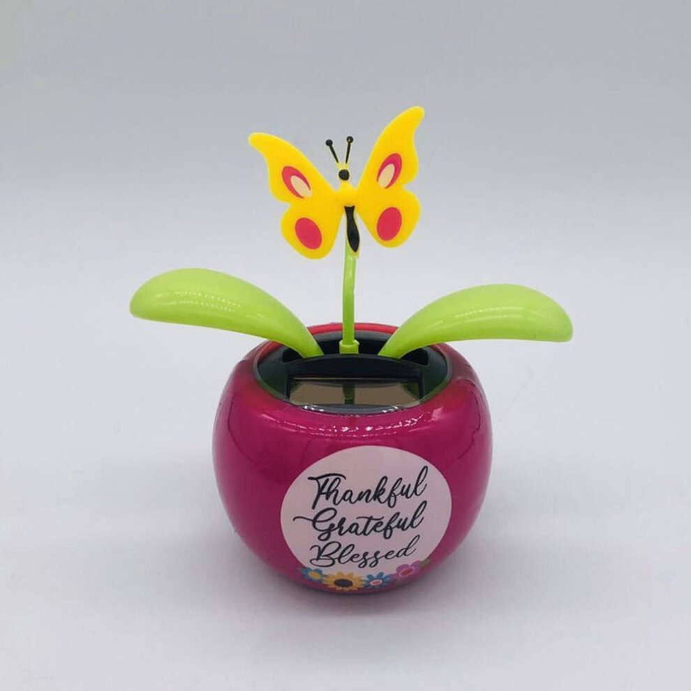 Fashion Balcony Gifts Animated Bobbleheads Dancer Solar Dancing Swinging Flower Auto Interior Accessories Car Dashboard Decoration B 9175034023828