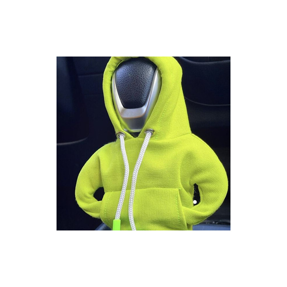 Gear Shift Knob Hoodie Sweatshirt Car Interior Funny Shifter Knob Hoodie Cover Green 9175034023873