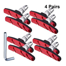 Gnobogi Bicycle Accessories Mountain Bike Road Cycling Rubber V Brake Holder Shoes Pads Accessories for Outdoor Sports Fitness Clearance