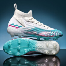 Men's Soccer Shoes Football Cleats High-Tops Lace-Up Non-Slip Spikes AG/FG Sports Athletic Futsal Rugby Baseball Lacrosse Sneaker