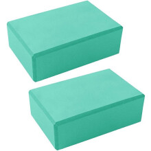 2pcs Yoga Block Brick Foam Sport Health Home Exercise Gym Tools 2pcs