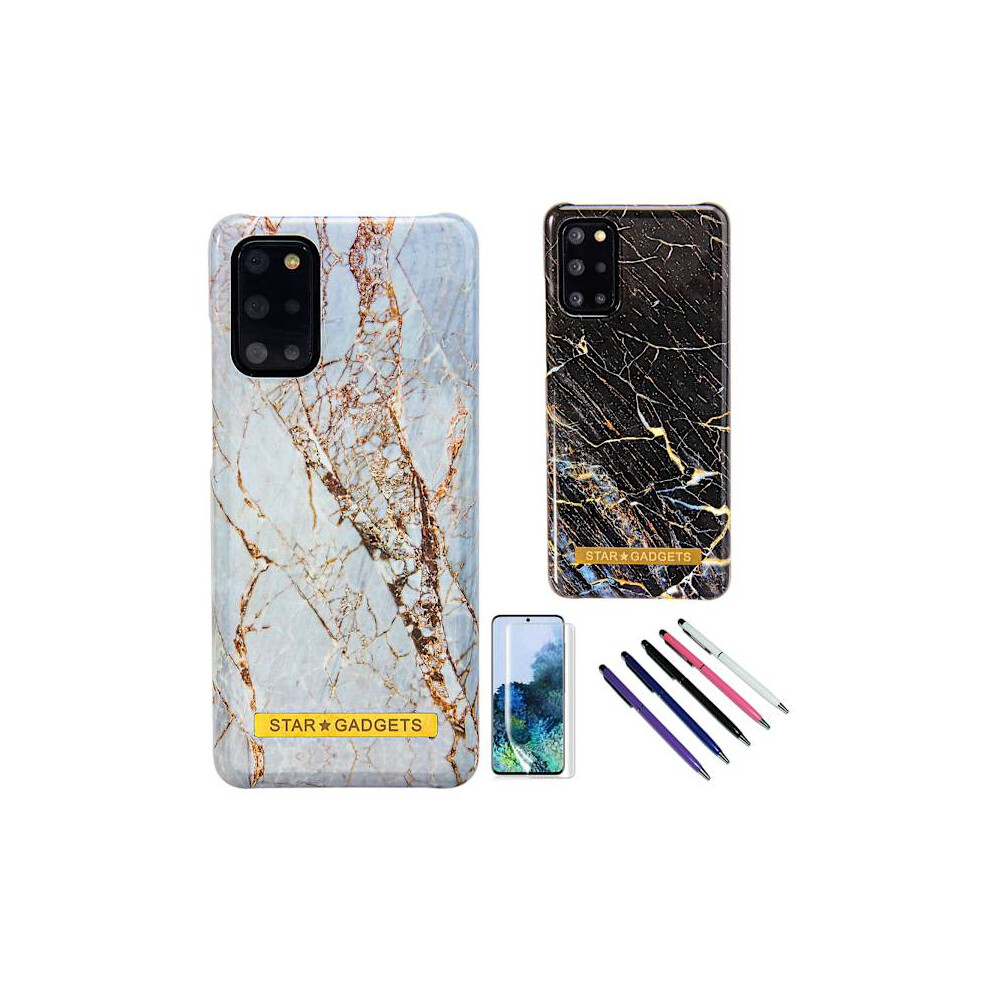Compatible With Samsung Galaxy S20 Plus - Case / Protection / Marble White 9175034025259