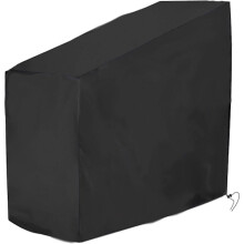 Indoor exercise bike cover, stationary bike cover, suitable for upright bike, outdoor protection Black 123*58*113