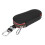 Universal Car Auto PU Leather Zipper Key Case Holder Storage Bag Protector Black 1