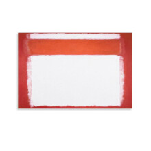 Mark Rothko Paingting Red And White 1957 Canvas Poster Wall Art Picture Prints Hanging Photo Gift Decor Home Posters Artworks 12x18inch(30x45cm)