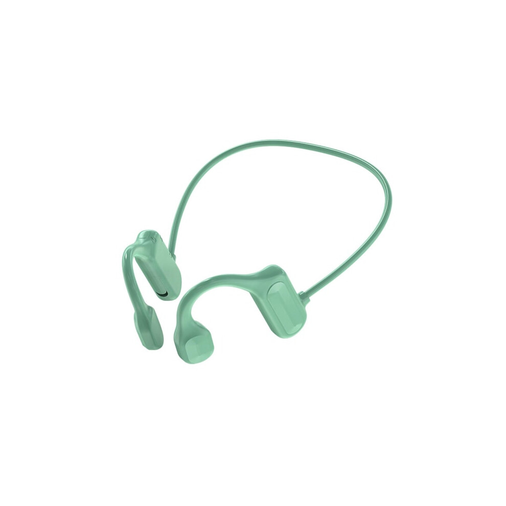 Wireless Sports Headphones With Bone Conduction Bl09 Model Bluetooth 5.2 Headset For Workout, Running And Driving Green 9175034025693