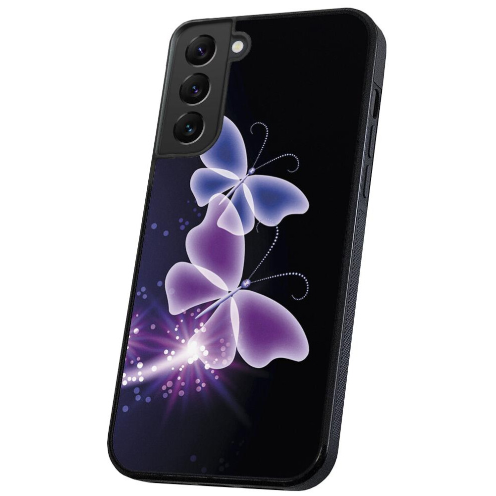 Compatible With Samsung Galaxy S21 Fe 5G - Case/Mobile Case Butterflies Multicolor Purple 9175034025563