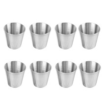 Guangmc 6pcs Stainless Steel Shot Cups for Whiskey Travel Unbreakable Metal Shooters