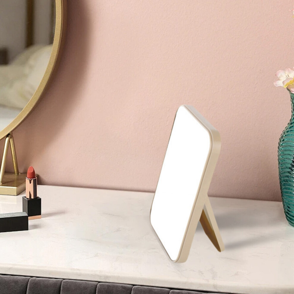 FloHua Christmas Gifts Clearance Desktop Makeup Mirror, Portable Small Mirror compatible with Princess Bedroom & Student Dorm Decor