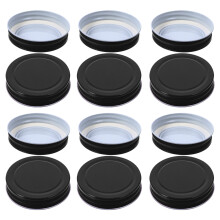 36 pcs Sealing Metal Caps Leakproof Tinplaste Lids Mason Jar Cover for bottles