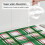Christmas Plaid Dish Drying Mat For Kitchen Counter, Microfiber Dish Mat, Fast Absorbent Draining Pad 7