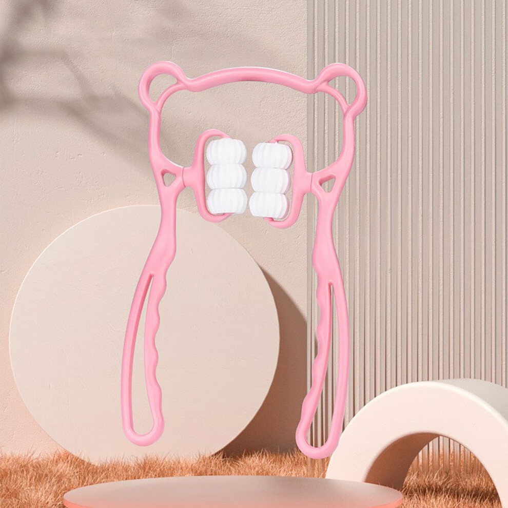 Quinlirra 6-Wheel Multifunctional Manual Cervical Massager Neck Clamp Neck Roller Neck Clamp Shoulder Neck Massager  Upgraded
