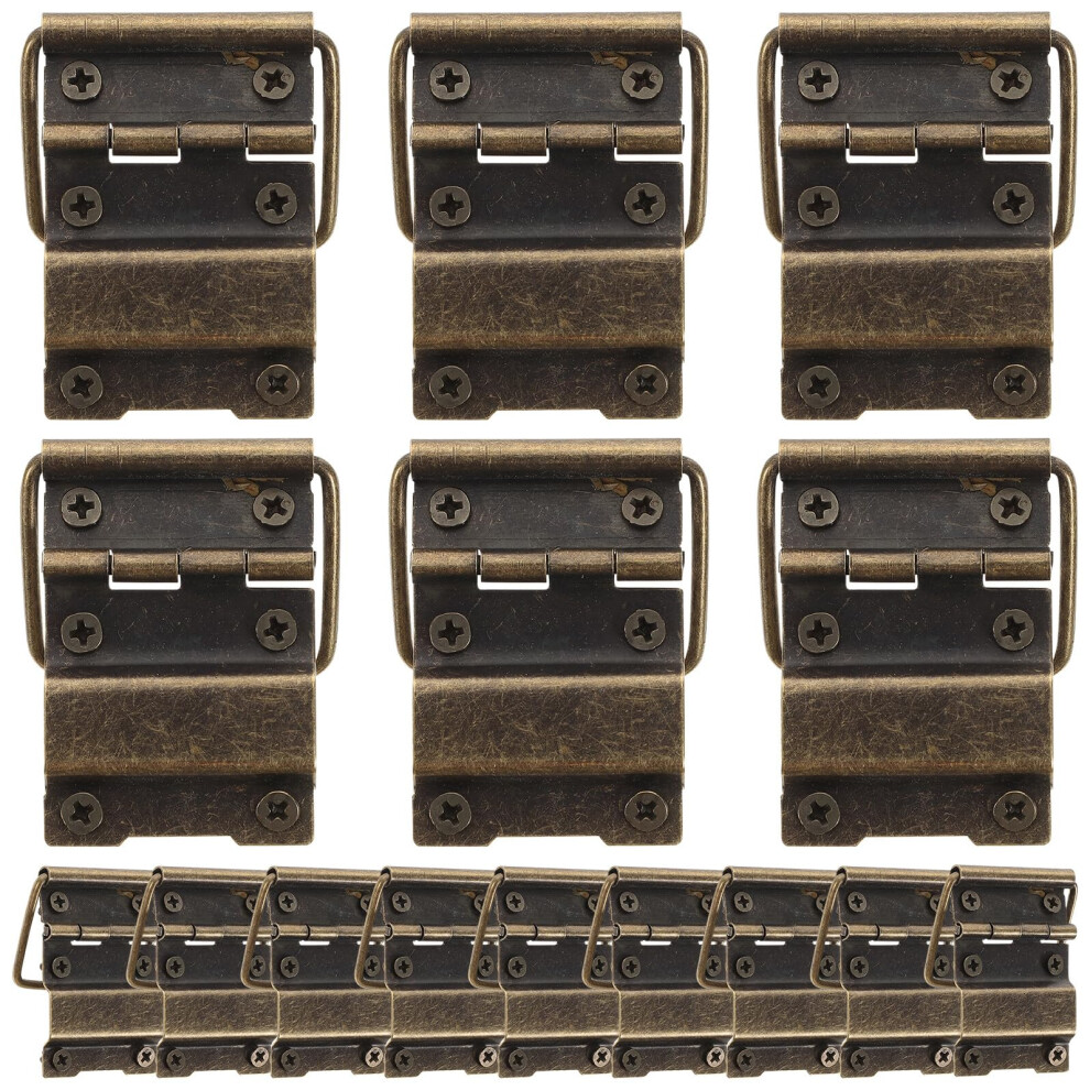 30Pcs Small Box Hinges With Screws Durable Rustresistant Vintage Design For Jewelry Boxes And Cabinets 9044945935660