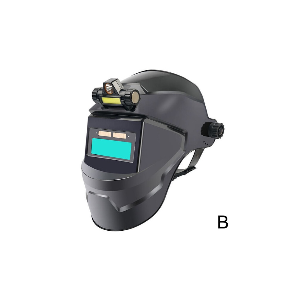 Automatic Darkening Welding Mask Head Mounted Welding Mask Safe Real Color One Real Color One Light