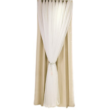 Cortinas blackout transparentes com estampa de céu estrelado para janelas, cortinas de voile duplas em cor sólida para box de chuveiro.