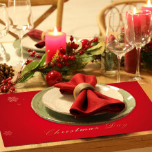 FloHua Weihnachts-Sale: Wohnaccessoires, Tischsets, Western-Tischsets, Küchen- und Restaurant-Tischsets, Isolierte Tischsets, Weihnachtsgeschenke