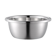 304 Stainless Steel Mixing Bowl 24cm for Kitchen Mixing Beating Washing MultiPurpose Durable Edge