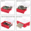 Θήκη ABS για Raspberry Pi5, Χώρος για Ενεργή Ψύξη & Ασπίδα X1003PCIe σε M2NVMe, Απλό Αφαιρούμενο 3