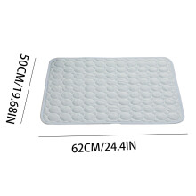 Kiplyki Vente en gros Tapis rafraîchissants d'été pour animaux de compagnie Tapis pour chiens Tapis en soie glacée Tapis pour chats Accessoires