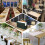 Efavormart 14"x108" Πορτοκαλί Boho Chic Ρουστίκ Τραπεζομάντιλο από Λινάτσα και Γιούτα 4