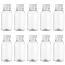 Eease10 transparante melkfles, plastic sapcontainer met deksel, 350 ml