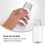 Eease10 transparante melkfles, plastic sapcontainer met deksel, 350 ml 6