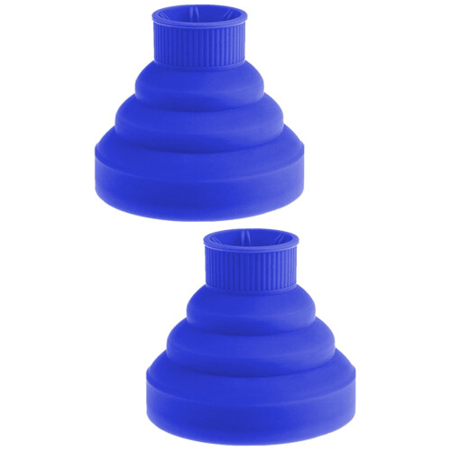 Silikon hårtorkskydd Resefläkt Diffuser Universal Kiselgel Vikbar2-pack