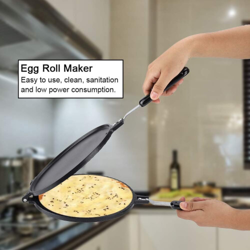 Waffle Maker and Egg Roll Maker with NonStick Surface, Quick Heating, MultiShape Baking Options 2