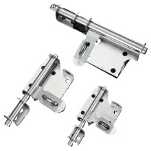 6pcs Heavy Duty Stainless Steel Door Latch 4 Inch Sliding Bolt Lock for Gates and Home Security