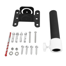 Weatherproof Adjustable Satellite Antenna Mount with Carbon Steel Roof and Wall Bracket for V2