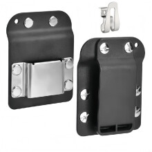 Drill Holster with Quick Access Hook for Cordless Impact Driver, Fits Up to 2in Tool Belts, Compatible with Dewalt Milwaukee Ryobi