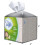 Modern Fine Pu Leather Square Tissue Box Decorative Tissue Box Holder Dark Gray 4