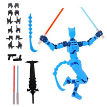 Robot mobile multiarticolato Manichino stampato in 3D Giocattoli fortunato modello in PVC13 Robot per attività a corpo intero -12